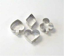 Let's Play Cards Cookie Cutters - Set of 4