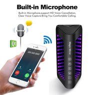 LED Bluetooth Speaker, ELEGIANT Portable Wireless Speaker with 3D Magic Mirror Design, Hands-free Calling with... N3