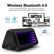 LED Bluetooth Speaker, ELEGIANT Portable Wireless Speaker with 3D Magic Mirror Design, Hands-free Calling with... N4