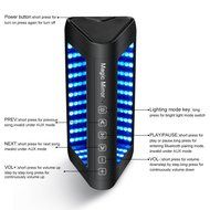 LED Bluetooth Speaker, ELEGIANT Portable Wireless Speaker with 3D Magic Mirror Design, Hands-free Calling with... N5