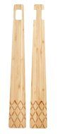 Kikkerland Rockin Wooden Spoons, Set of 2 N3