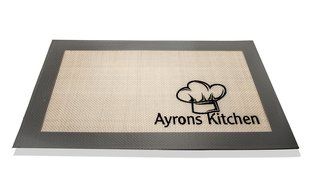 Heat Resistant Silicone Non Stick Baking Mat Grey 12 5/8&#039;&#039; X 9&quot; N2