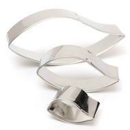KINGSO 3pcs Leaves Shape Stainless Steel Cake Baking Cookie Cutter Set N2