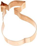 Old River Road Pear Shape Cookie Cutter, Copper