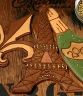Old River Road Pear Shape Cookie Cutter, Copper N17