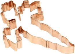 Old River Road Pear Shape Cookie Cutter, Copper N27