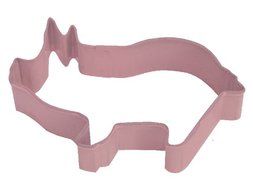 Cybrtrayd R&amp;M Pig Cookie Cutter with Brightly Colored Durable Baked-On Polyresin Finish, 3.75-Inch