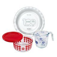 Pyrex 100 100th Anniversary 4 Piece Vintage Future Collector Set N2