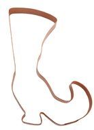 Curly Toe Witch Boot Halloween Copper Cookie Cutter