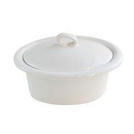 American Atelier 6216-CAS6 Essex Oval Casserole with Lid, White