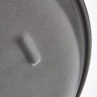 BLACK+DECKER 83393 Commercial Nonstick Pizza Pan, 16", Gray N4