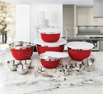 21 Piece Stainless Steel Measure &amp; Mix Kitchen Set