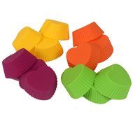 Webake Silicone Baking Cups, Cupcake Liners, Muffin Cups (12-pack, Star) N10