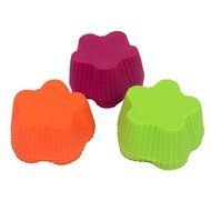 Webake Silicone Baking Cups, Cupcake Liners, Muffin Cups (12-pack, Star) N18