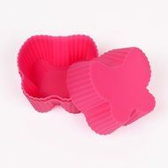 Webake Silicone Baking Cups, Cupcake Liners, Muffin Cups (12-pack, Star) N32