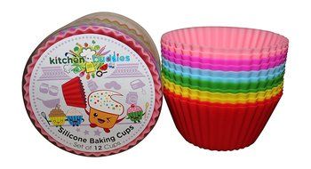Silicone Baking Cups / Cupcake Liners / Muffin Cups | Superior Quality | No BPA | Ebook Included