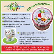 Silicone Baking Cups / Cupcake Liners / Muffin Cups | Superior Quality | No BPA | Ebook Included N3