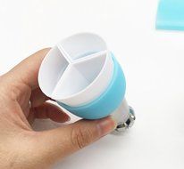 Piping Bags Tips Converter 14pcs/set, Kootips Icing Piping Bag and Nozzle Converter Tri-color Cream Coupler Cake... N6