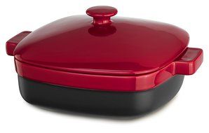 KitchenAid KBMR42CRER Streamline Ceramic Casserole, 4.2-Quart, Empire Red