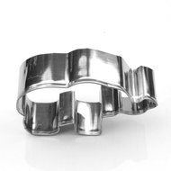 GXHUANG Elephant Cookie Cutter - Stainless Steel, for Anniversary Birthday Christmas New Year Party N3