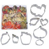 Thanksgiving Tin Cookie Cutter 8 Pc Set L1931