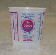 1/2-Pint Plastic Mixing Cup Lids, box of 100
