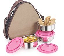 NanoNine Insulated HEXA Junior Lunch Box, Set of 3