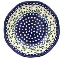 Polish Pottery Alyce Large Scallop Bowl N2