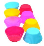 July Sky Silicone Cupcake liners - Non-Stick Reusable Silicone Baking Cups - Mini Muffins Molds (24 Pack,D 2.75in... N3