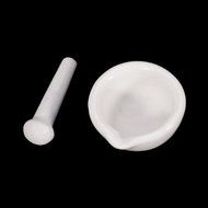 Mixing Porcelain 6ml White Pestle Mortar and Grinding Bowl Set N5
