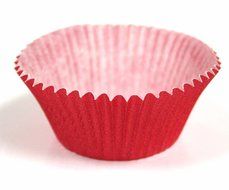 Red Cupcake Baking Cup Liners 32 Count by Cupcake Creations N3