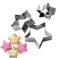 Cookie Mould Stainless Steel Jelly Pastry Cutter Biscult Mold Cake Decorrating N4