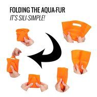 SILIPINT Unbreakable Silicone Aqua-Fur Dog Bowl, 1 L N4
