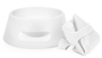 SILIPINT Unbreakable Silicone Aqua-Fur Dog Bowl, 1 L N9