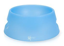 SILIPINT Unbreakable Silicone Aqua-Fur Dog Bowl, 1 L N15