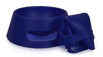 SILIPINT Unbreakable Silicone Aqua-Fur Dog Bowl, 1 L N21