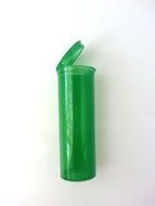10 Pack - Large Green 60 Dram Pop Top Bottles - Vial Medical Herb Pill Container N3
