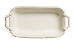 Juliska Le Panier Whitewash 13" Shallow Baker (1.5 Quart)