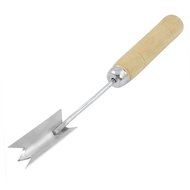 U Shaped Wooden Handle Pineapple Cutter 3.9 Inch Long Blade
