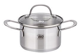ELO Top Collection Stainless Steel Kitchen Induction Cookware Set w/ Roaster, Shock Resistant Glass Lids and Integrated... N2
