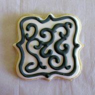 Square Plaque Frame Cookie Cutter- Stainless Steel N3