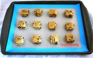 Non-Stick Baking Mat, Kiss the Cookie Design, Silicone Baking Mats (2 Piece Set) - Professional Grade Baking Mats...