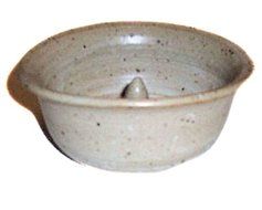 Aunt Chris' Pottery - Hand Made Clay - Individual Apple Baking and Serving Dish - With Molden-In - Fast Baking...