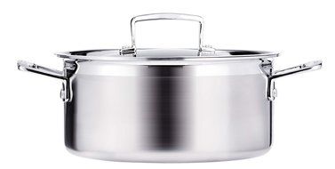 Le Creuset Tri-Ply Stainless Steel 3-Liters Covered Casserole/Stockpot N2