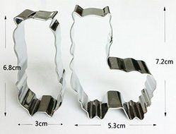 Cookie Cutter, KOOTIPS 2 Pcs/Set Cute Alpaca Shape Stainless Steel Cookie Cutter Fondant Cutter Cookie Cutter... N2
