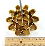 Cookie Press Discs Brass ' DOK JOK ' Original Country Manufacturer Stamp Lotus Flower Mold Springtime Net Weight... N3