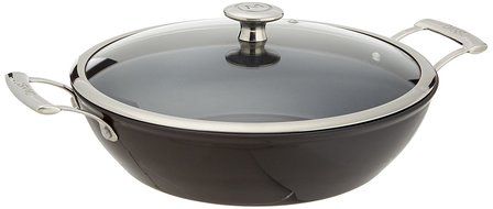 Mario Batali by Dansk Light Enameled Cast Iron Round Casserole, 4-Quart, Black N6
