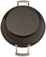 Mario Batali by Dansk Light Enameled Cast Iron Round Casserole, 4-Quart, Black N8