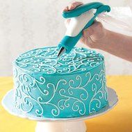 Lily's Gift Pastry Icing Piping Bag Nozzle Tips Fondant Cake Sugar Craft Decor Pen Set