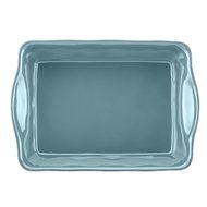Rachael Ray Cucina Stoneware 9-Inch x 13-Inch Rectangular Baker, Agave Blue N2